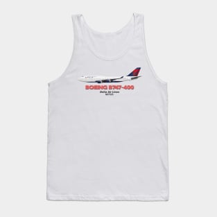 Boeing B747-400 - Delta Air Lines Tank Top